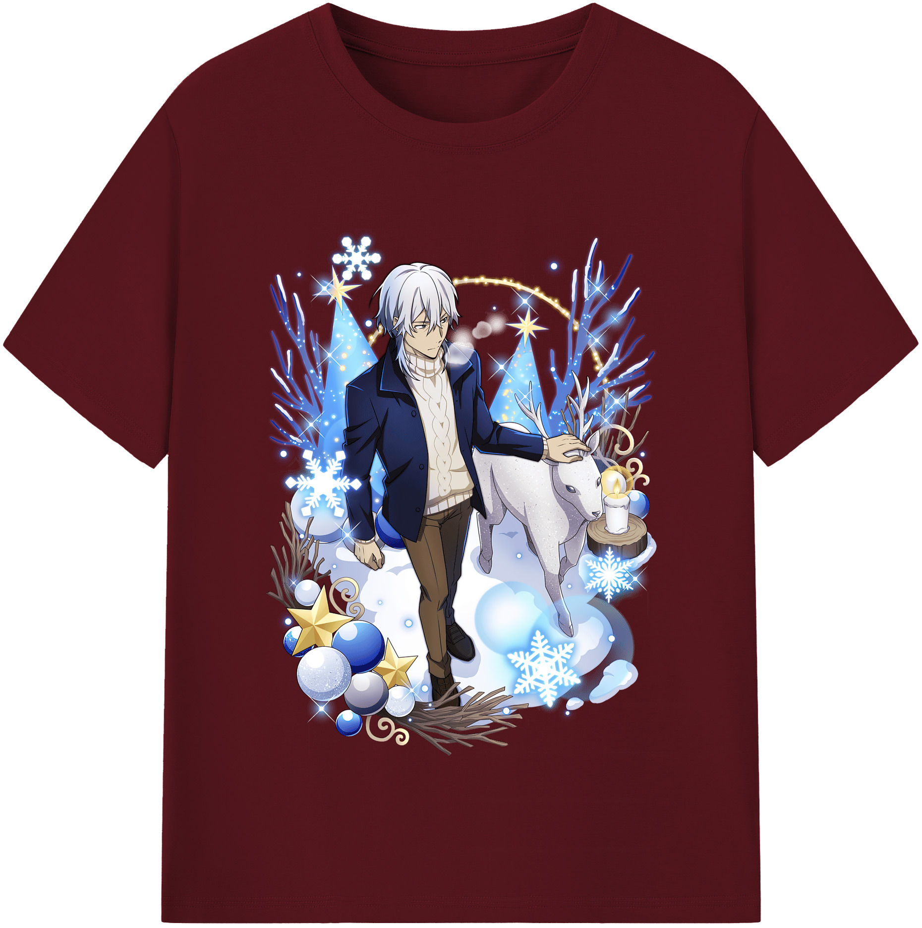 （画像用） 文豪ストレイドッグス Bungo Stray Dogs 綿100％半袖Tシャツ（フロントプリント）